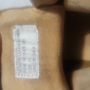 Men's tan  leather boots